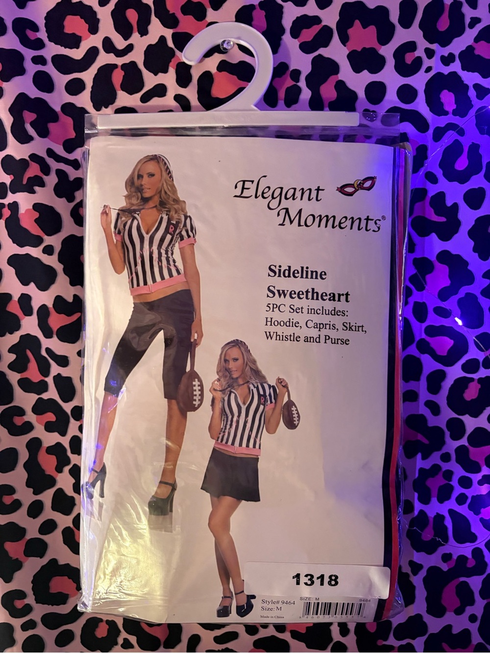 Y2K DEADSTOCK NEW IN PACKAGE HALLOWEEN COSTUME SET- 5 piece Referee